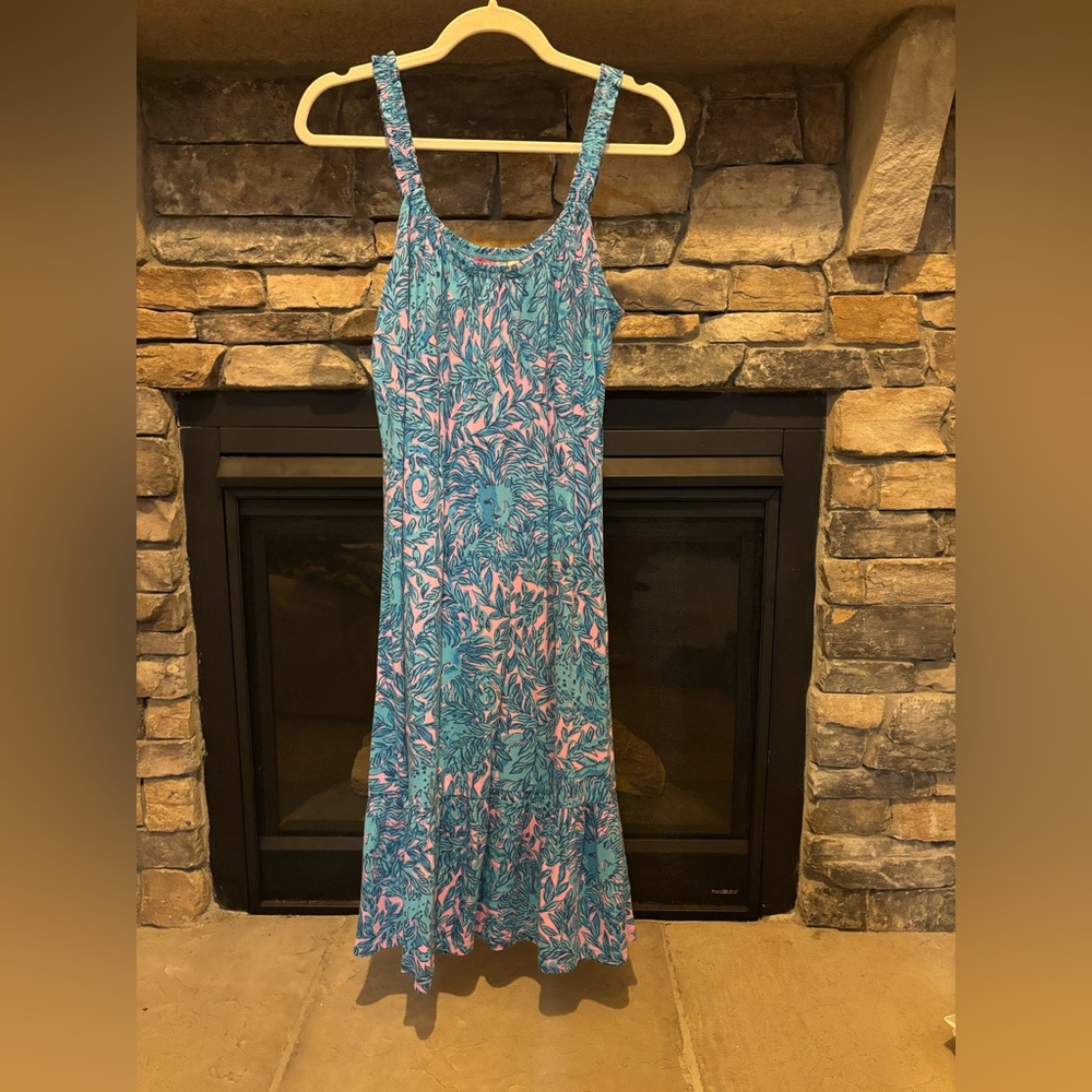 Lilly Pulitzer Collins Belted Sun Dress, Size Small